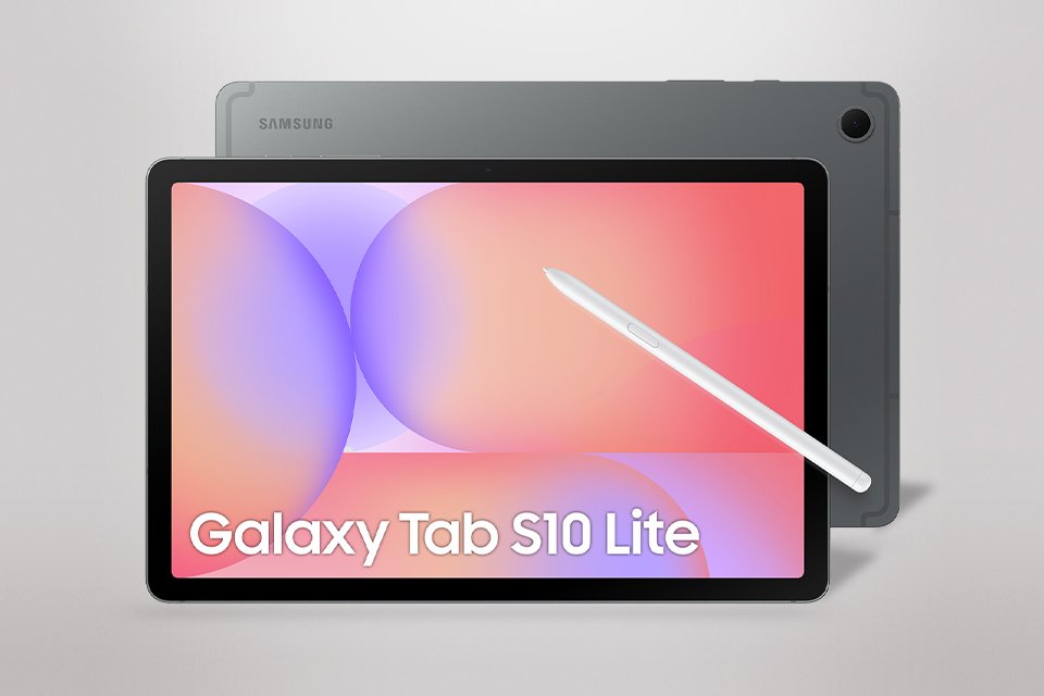 Samsung S10 LITE WIFI 128GB in grey colour.